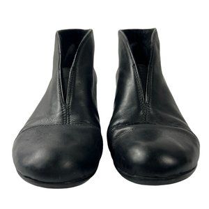 Rieker Antistress Toulouse Ankle Boot Leather Bootie in Black Size 38 US 7 - 6.5